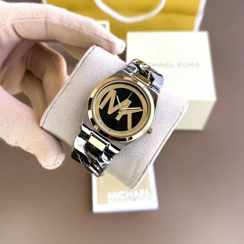 Mk Watch for Women Luxury fashion (full golden ১বছর গ্যারান্টি) thumbnail 2