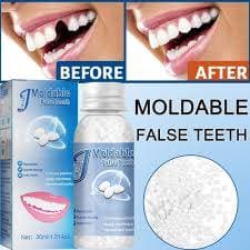 30g Resin Fake Teeth Solid Adhesive Temporary Teeth Repair Denture Adhesive Teeth