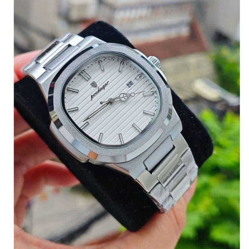 Poedagar 613 Luxury Watch (White color ১বছর গ্যারান্টি) thumbnail 4