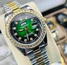 Rolex Men's Watch (green colur ওয়াটারপ্রুফ) thumbnail 3