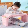 Foldable baby desk table