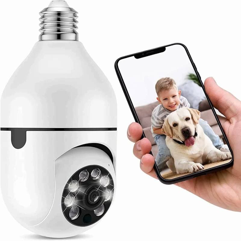 V380 বাল্ব সিস্টেম 360° মুভিং WI-FI আইপি ক্যামেরা thumbnail 2