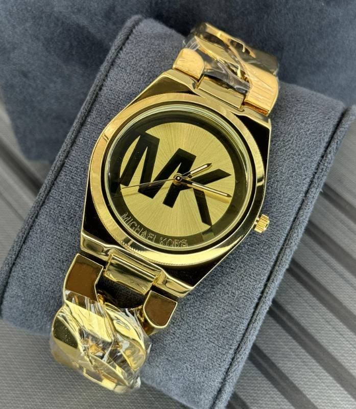 Mk Watch for Women Luxury fashion (full golden ১বছর গ্যারান্টি) thumbnail 3