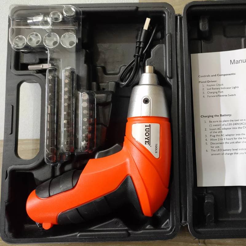 CORDLESS SCREWDRIVER 45PCS thumbnail 3