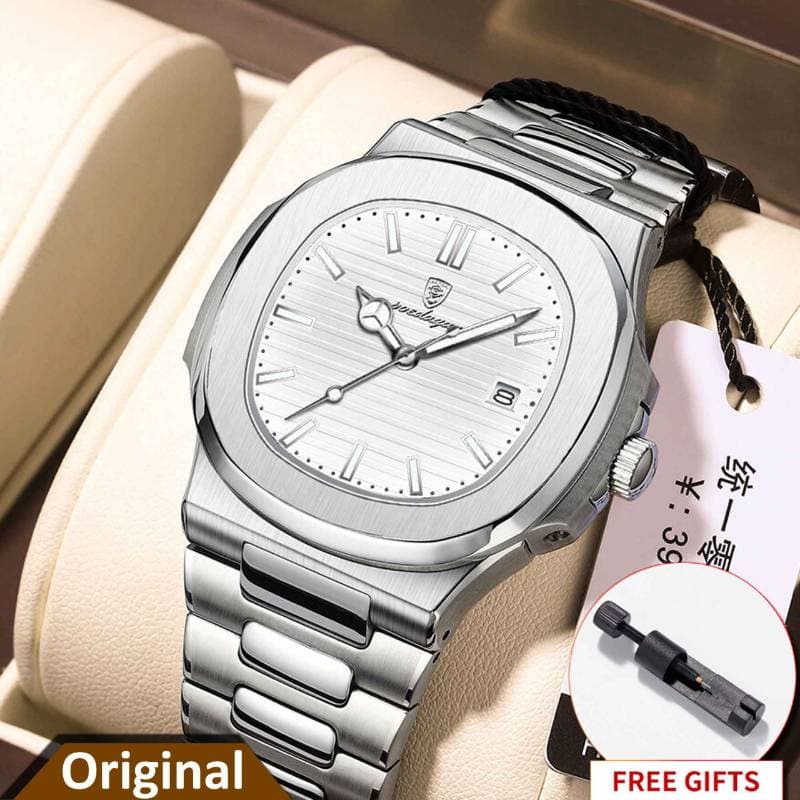 Poedagar Watch(Silver White22)