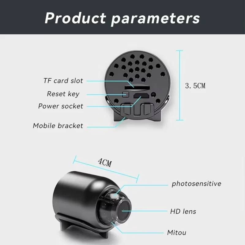 MINI WIFI CAMERA RECHARGABLE FULL HD CCTV CAM thumbnail 4