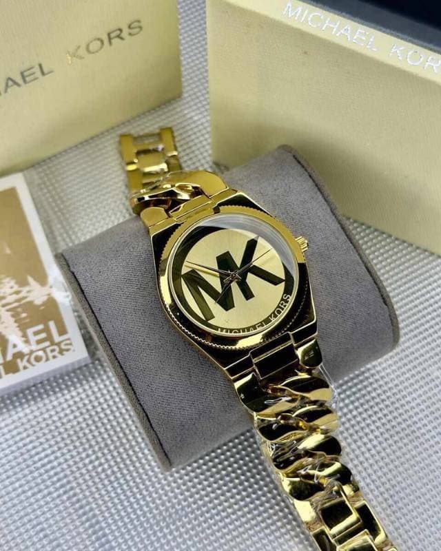 Mk Watch for Women Luxury fashion (full golden ১বছর গ্যারান্টি)