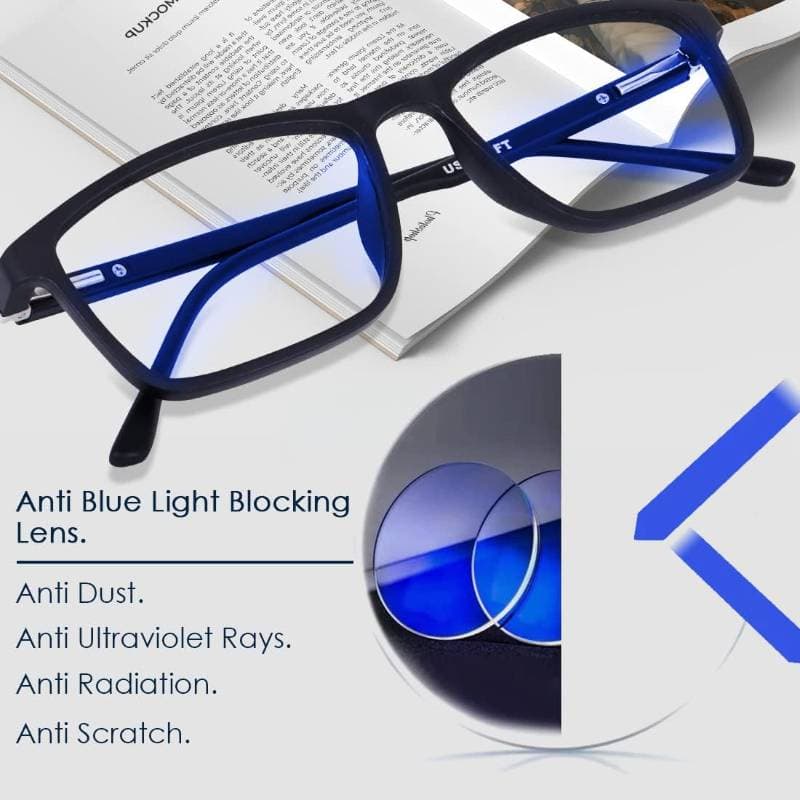 Photosun Blue cut lens with premium water drop Fream and (RedFox) glass cleaner Combo thumbnail 3