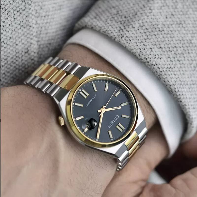 Citizen Luxury Watch(Black color ) ১বছর গ্যারান্টি thumbnail 2