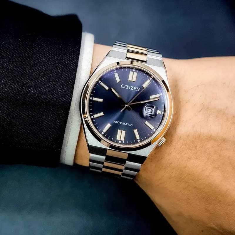 Citizen Luxury Watch(Blue ) ১বছর গ্যারান্টি thumbnail 2