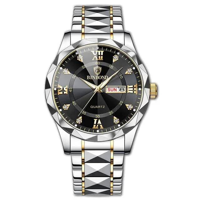 Binbond Luxury Watch (black44) (১বছর গ্যারান্টি) thumbnail 3