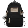 Aesthetic Large Capacity Cute Backpack (Black)
