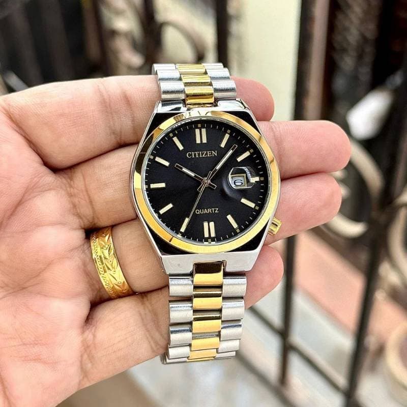 Citizen Luxury Watch(Black color ) ১বছর গ্যারান্টি