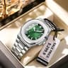 Poedagar 613 Luxury Watch (green colour ১বছর গ্যারান্টি)