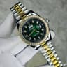 Ro-lex Diamonds Watch (green)