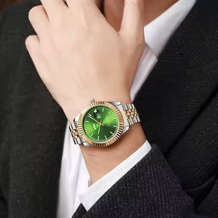 Rolex Men's Watch (green colur ওয়াটারপ্রুফ) thumbnail 4