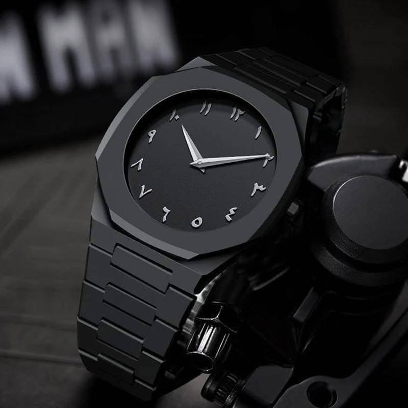 Luxury Arabic Aura watch (ওয়াটারপ্রুফ,ওজন ৪০ গ্রাম ফাইবার বডি, ১ বছর গ্যারান্টি) thumbnail 3