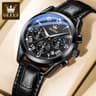 OLEVS Luxury Watch Original Waterproof(full black )