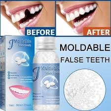 30g Resin Fake Teeth Solid Adhesive Temporary Teeth Repair Denture Adhesive Teeth