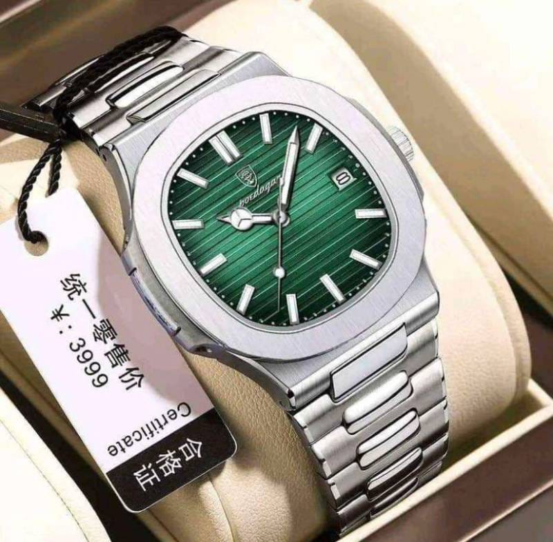 Poedagar Watch(Silver Green33)