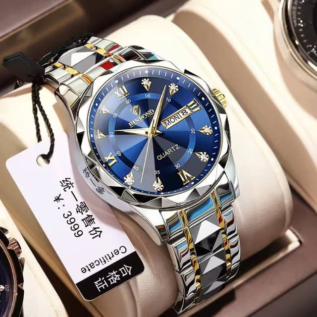 Binbond Luxury Watch (blue44) (১বছর....